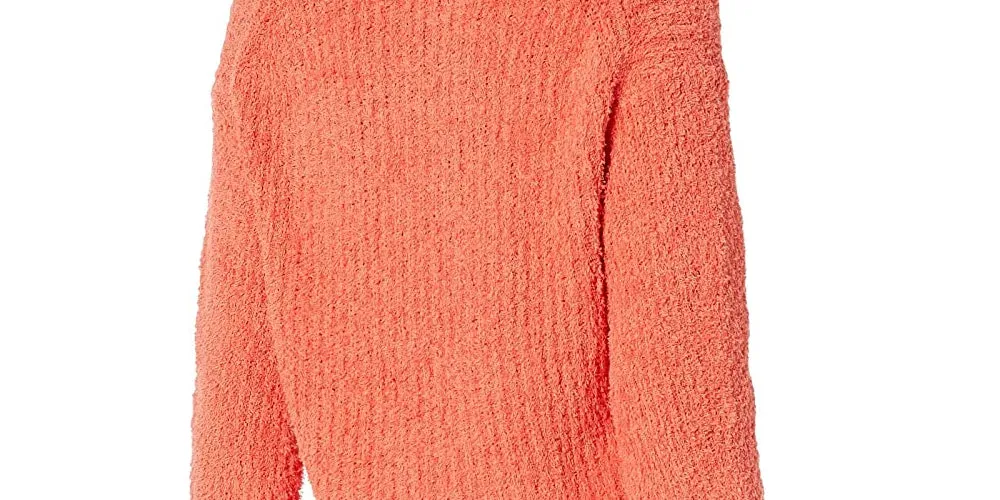 1.STATE Women's Textured Cozy Mock Sweater Orange sold by Ruumur product image thumbnail 3
