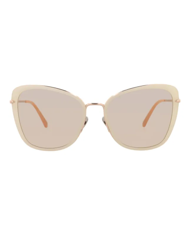 Pomellato Cat Eye-Frame Acetate Sunglasses, style # PM0082S-30008663001 sold by Ruumur
