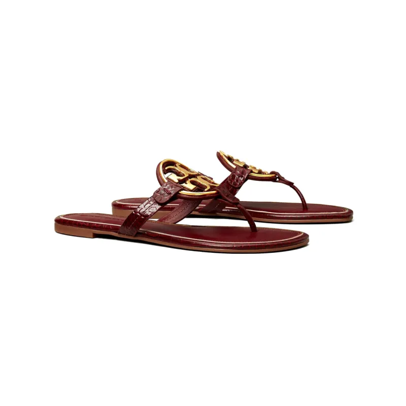 Tory Burch Miller Metal Logo Sandal sold by Ruumur