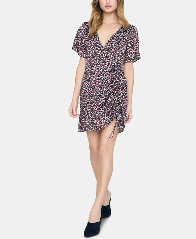 Sanctuary Women's Wild One Cinch Ruched Dress Black Size 6 sold by Ruumur