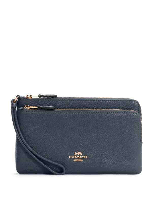 Coach Women's Midnight Double Zip Wallet sold by Ruumur