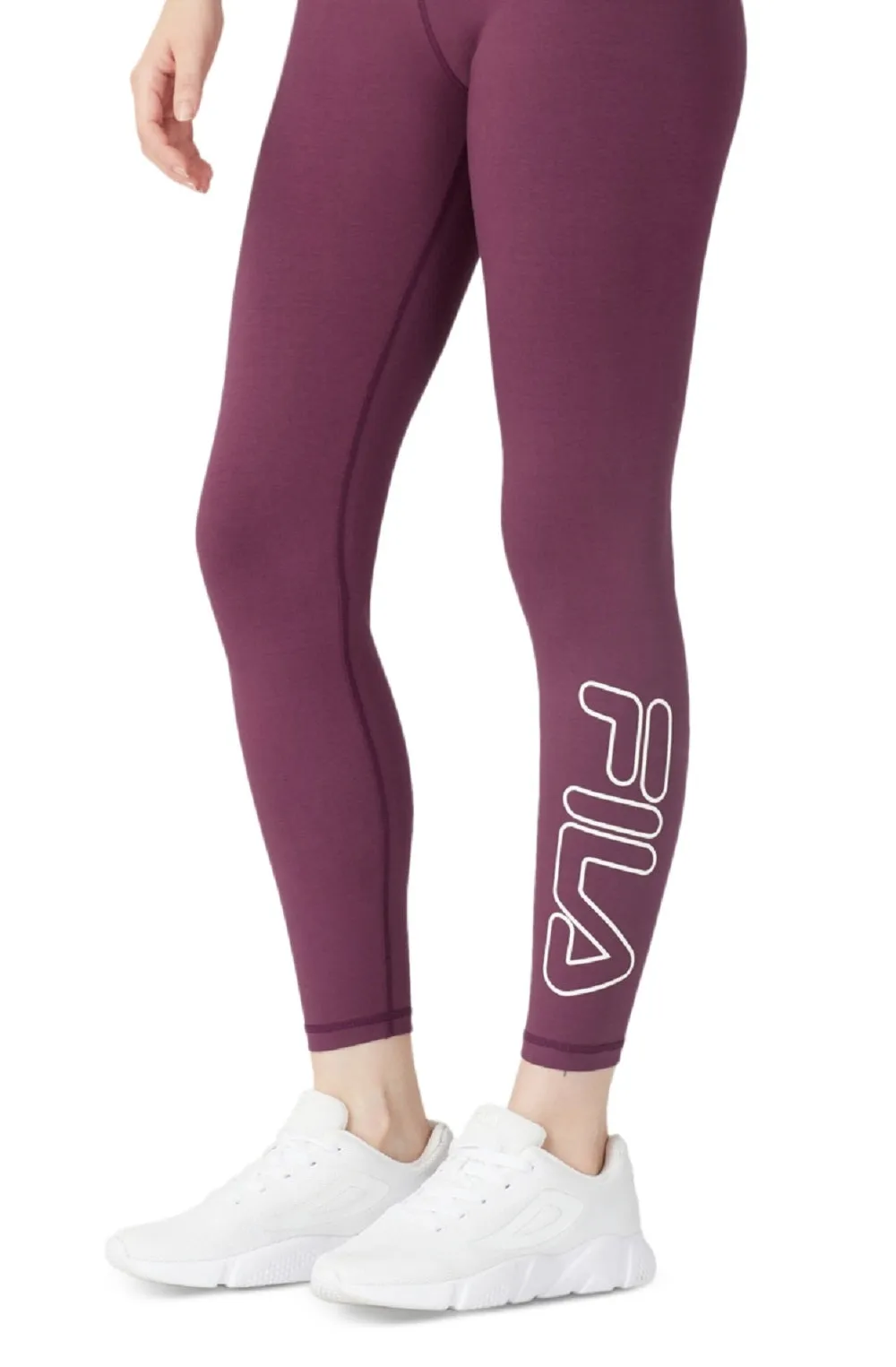Fila Women's Strut Mid Rise Logo 7/8 Leggings Purple Size 1X sold by Ruumur product image thumbnail 3