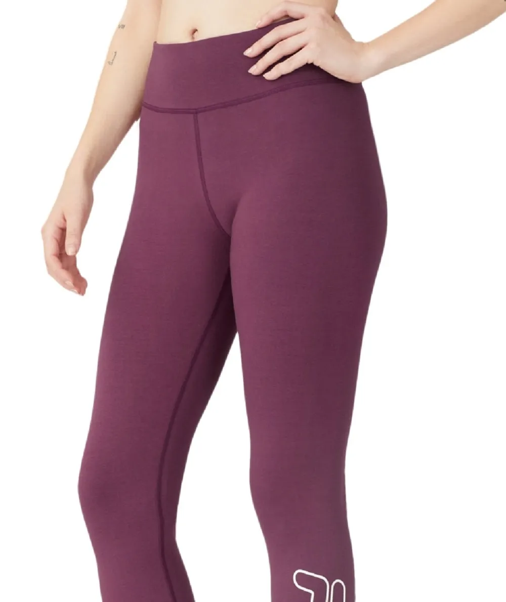 Fila Women's Strut Mid Rise Logo 7/8 Leggings Purple Size 1X sold by Ruumur product image thumbnail 2