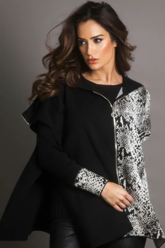 Angel Apparel Zip Poncho sold by Ruumur