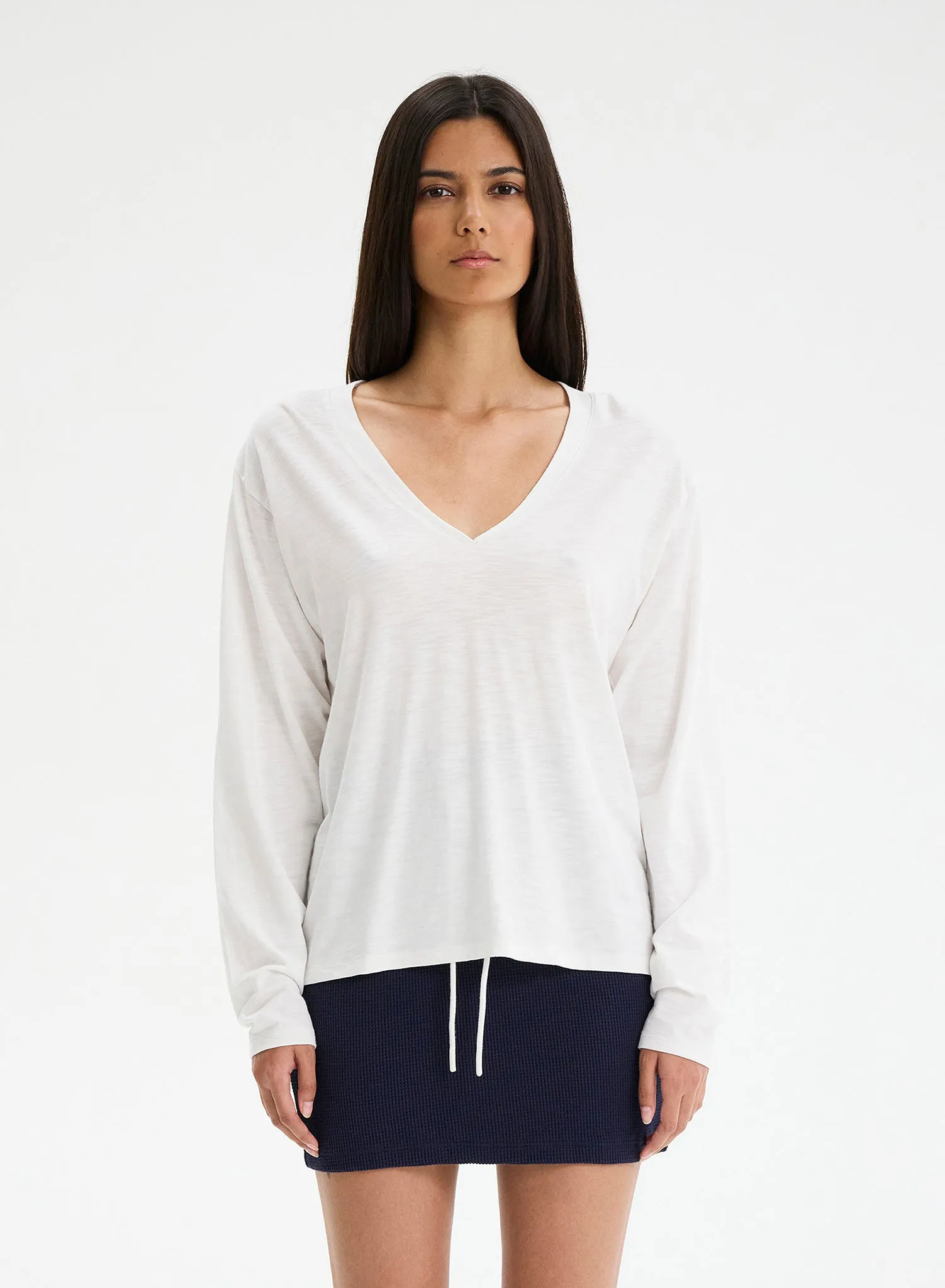 SHARON - V-Neck L/S T-Shirt sold by Ruumur