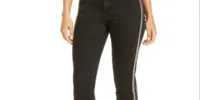 Guess Women's Denim Straight Leg Skinny Jeans Black Size 24W28L sold by Ruumur