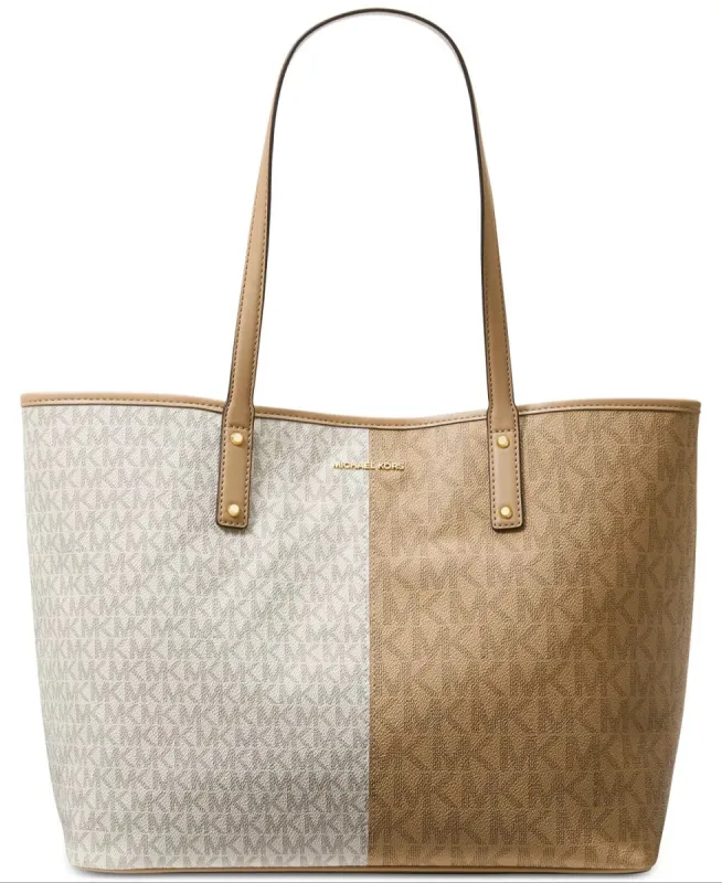 Michael Kors Carter Signature Large Open Tote sold by Ruumur