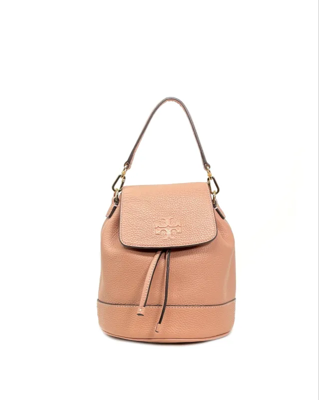 Tory Burch Pink Moon Thea Mini Bucket Backpack sold by Ruumur