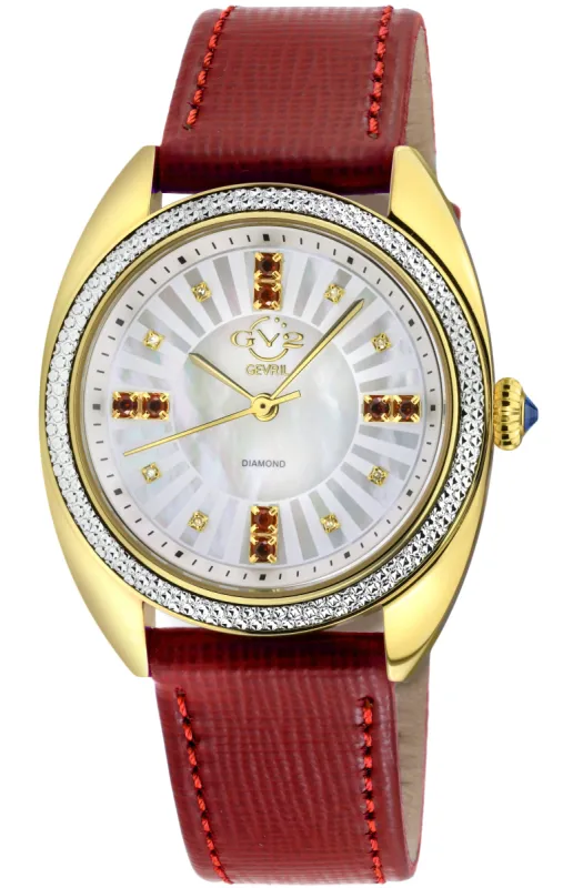 GV2 by Gevril Women's Palermo 35mm Quartz Watch 13102 sold by Ruumur