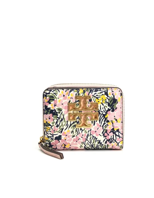 Tory Burch Flower Field Britten Mini Wallet sold by Ruumur