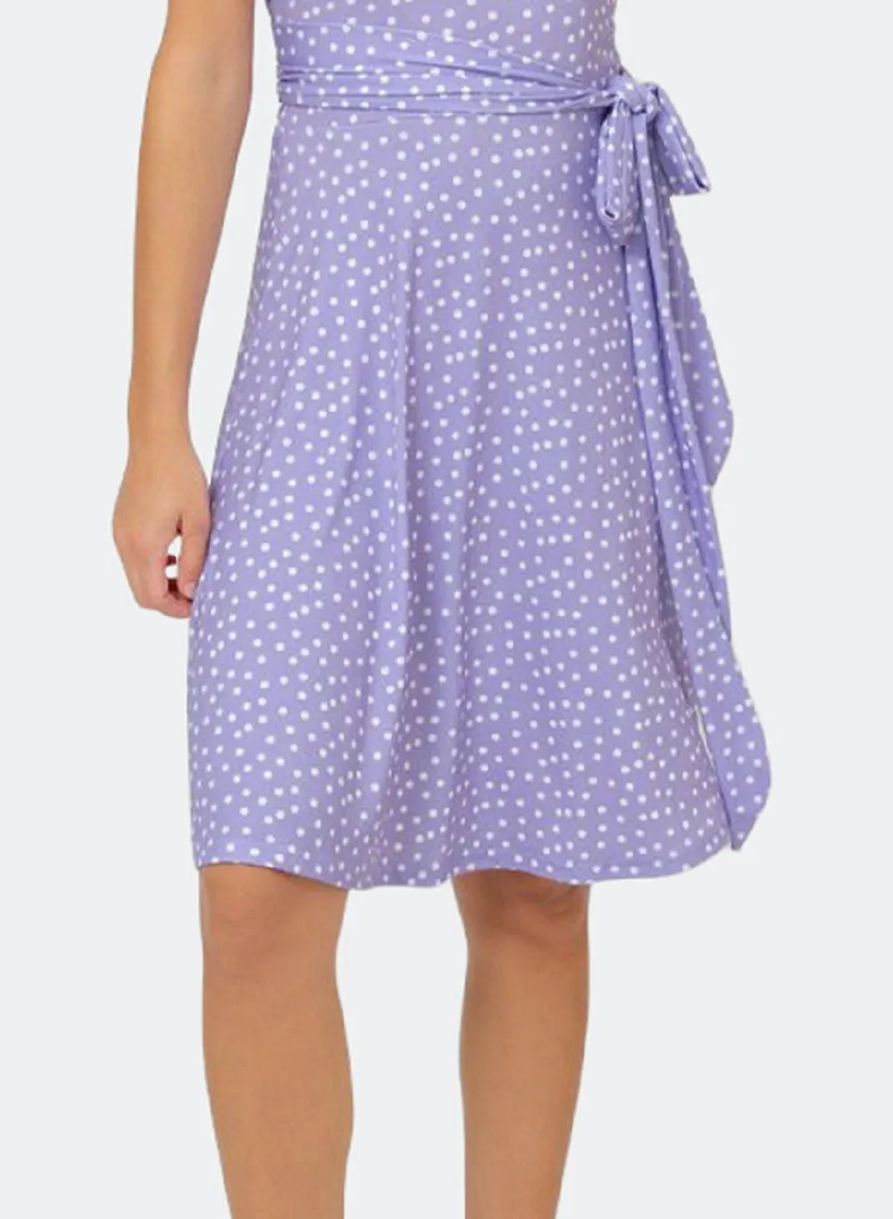 Leota Women's Brittany Tie Waist Dress Purple Size Small sold by Ruumur product image thumbnail 3