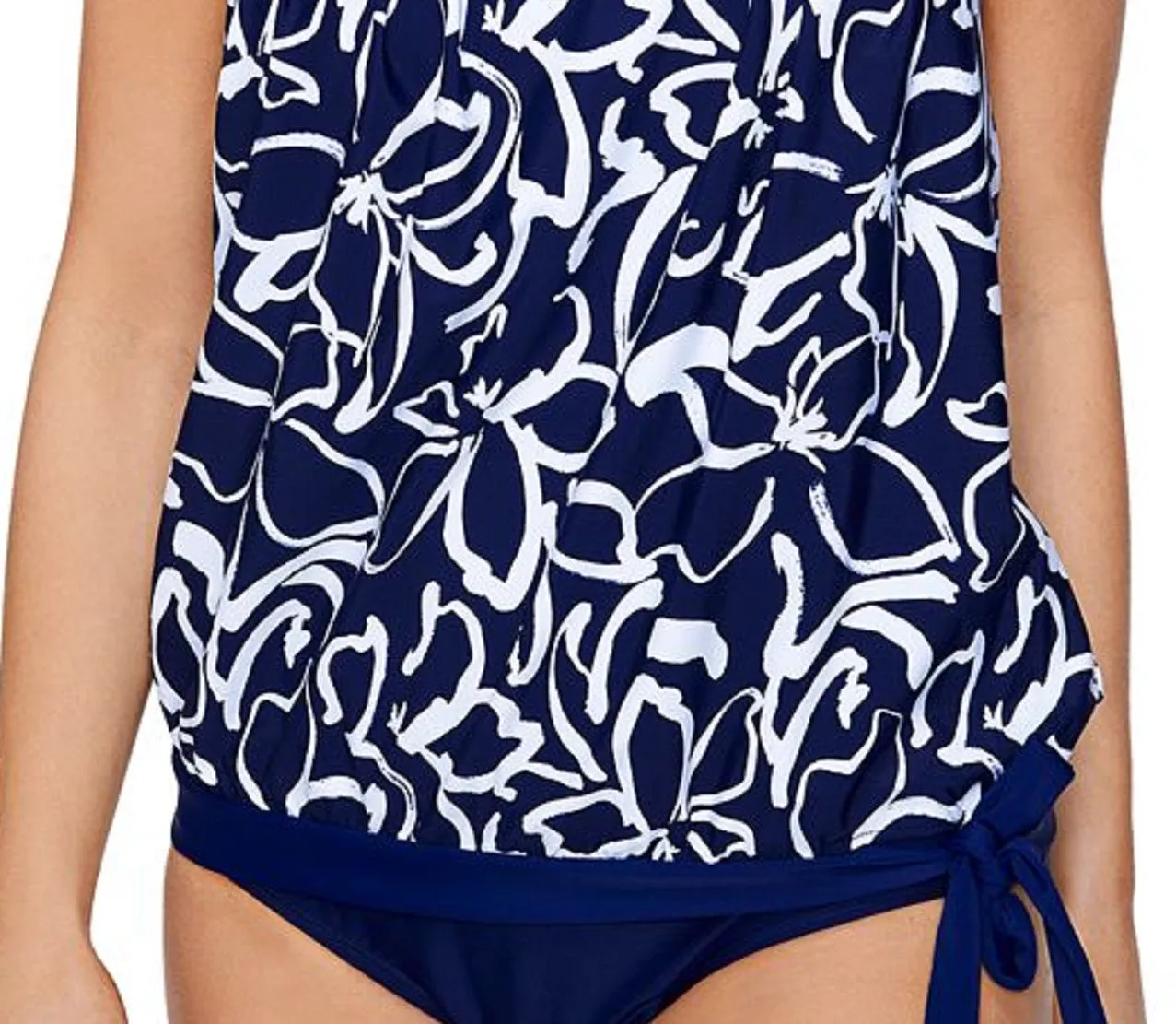 Island Escape Women's Coral Gables Tankini Top Swimsuit Blue sold by Ruumur product image thumbnail 3