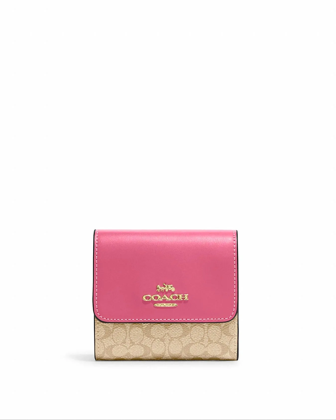 Coach Small Trifold Wallet In Colorblock Signature Canvas sold by Ruumur