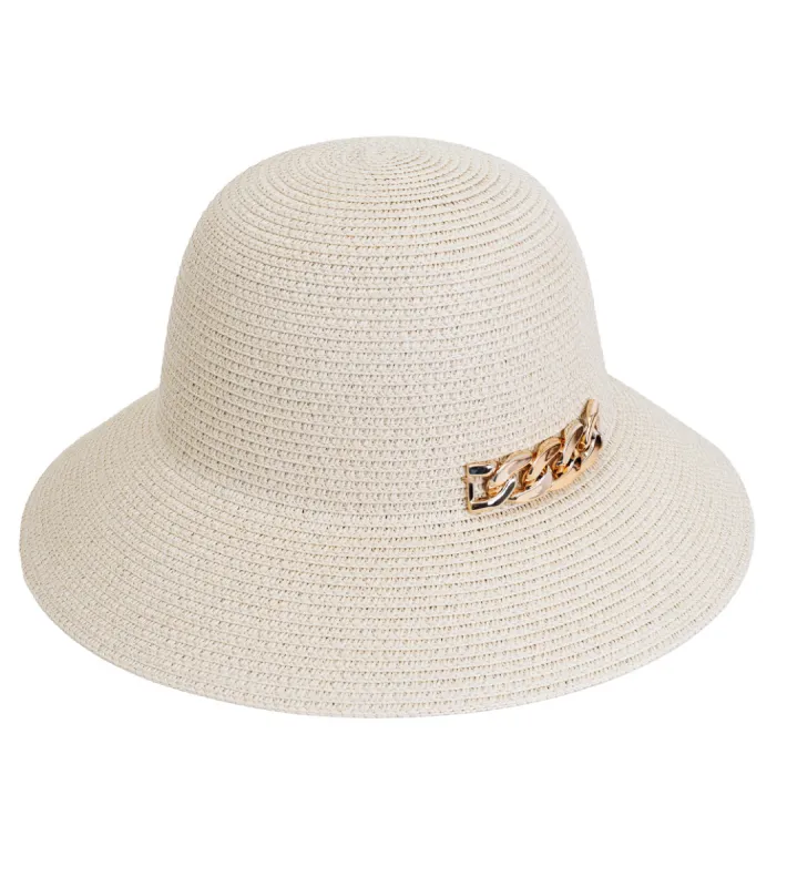 Adrienne Vittadini Straw Hat 331S made by Ruumur