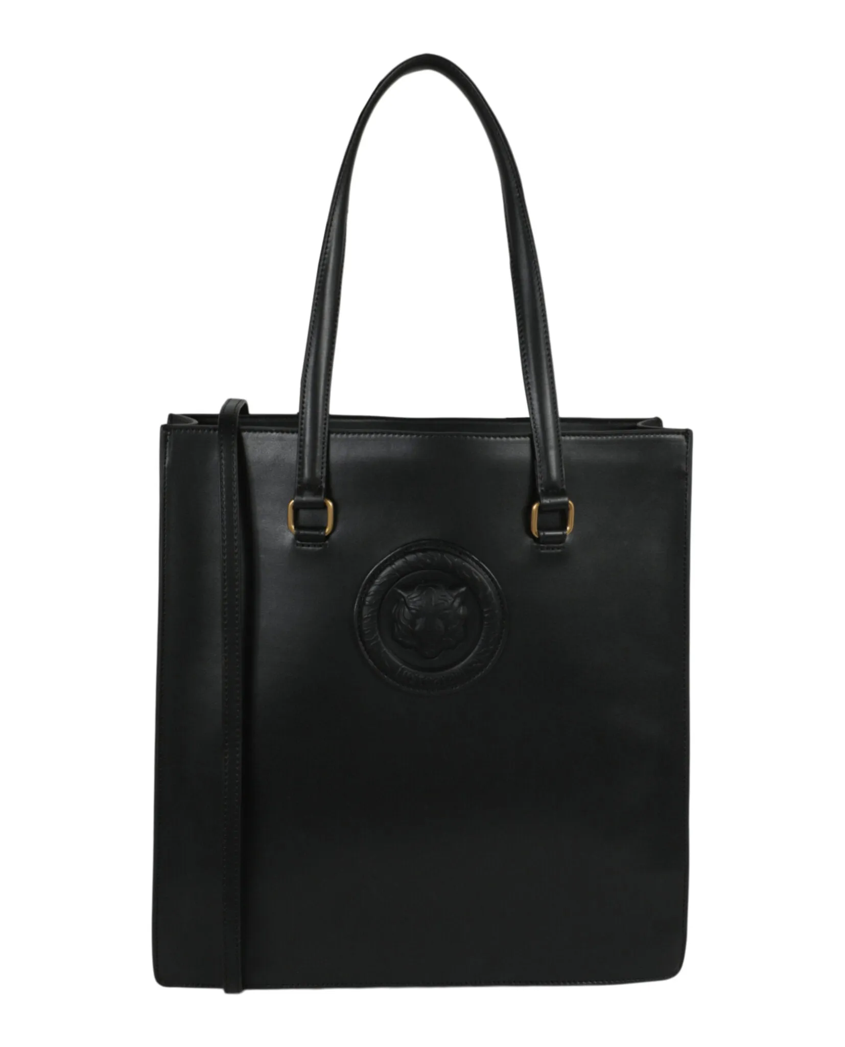 Just Cavalli Monochromatic Logo Tote Bag sold by Ruumur