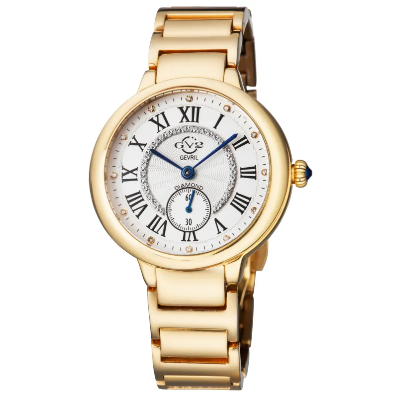 GV2 by Gevril Women's Rome 36mm Quartz Watch 12202B sold by Ruumur