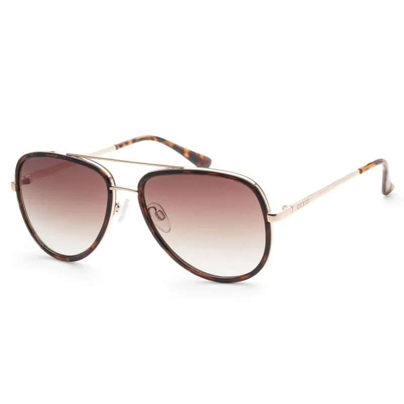 Guess Women's 59 mm Dark Havana Sunglasses GF0417-52F sold by Ruumur