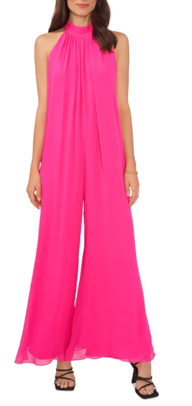 Vince Camuto Women's Halter Jumpsuit Pink Size Small sold by Ruumur