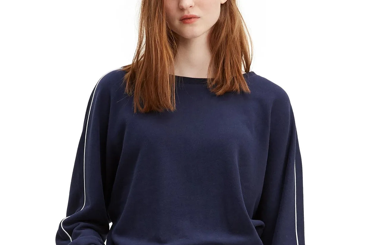 Levi's Women's Natalie Crewneck Sweatshirt Navy Size Large sold by Ruumur product image thumbnail 3