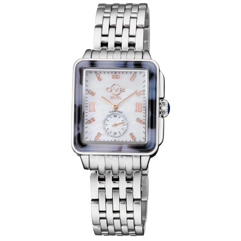 GV2 by Gevril Women's Bari Tortoise 34mm Quartz Watch 9244B sold by Ruumur