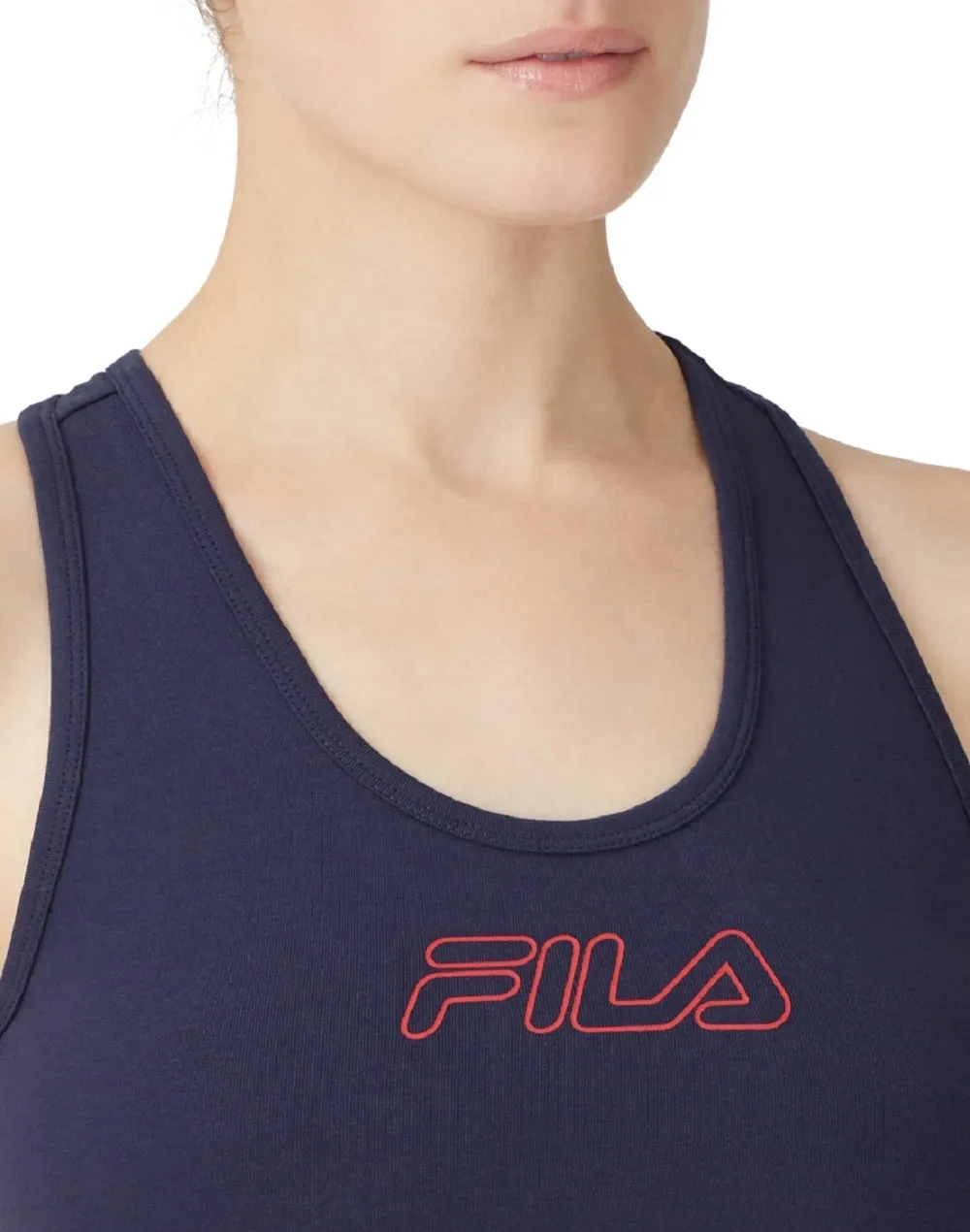 Fila Women's Bloom Logo Pullover Jersey Sports Bra Blue Size 2X sold by Ruumur product image thumbnail 2