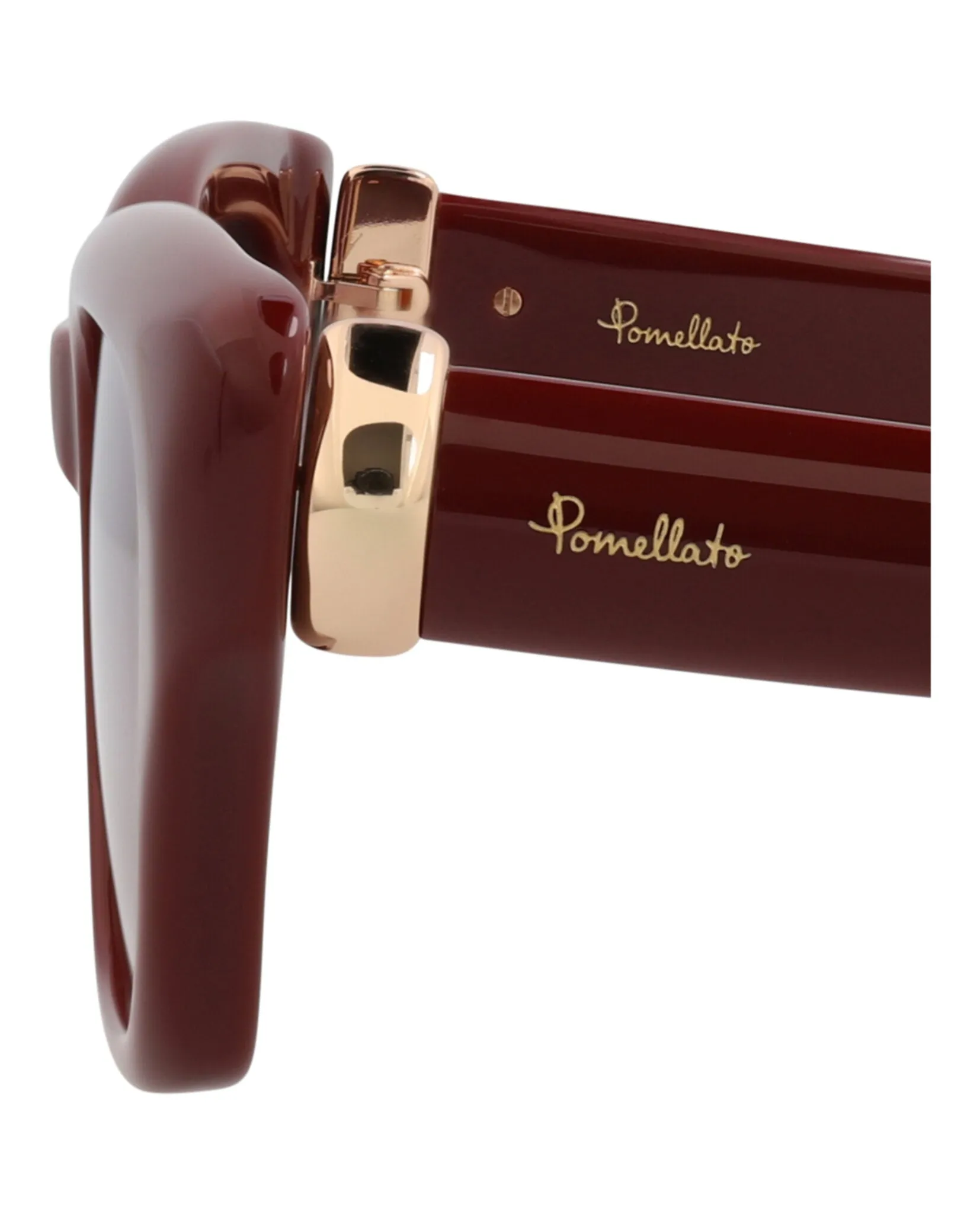 Pomellato Cat Eye-Frame Recycled Acetate Sunglasses, style # PM0118S-30014237005 sold by Ruumur product image thumbnail 4