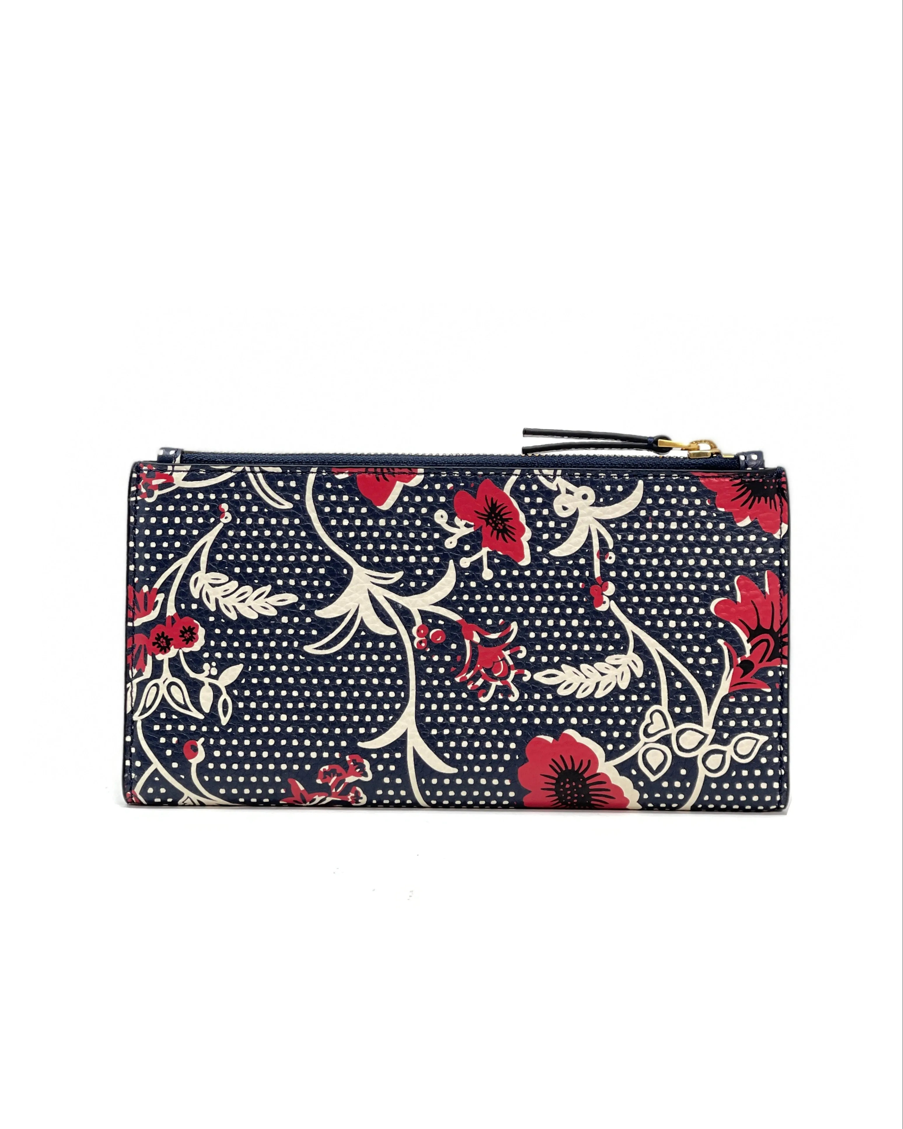 Tory Burch Navy / Red Blake Printed Slim Wallet sold by Ruumur product image thumbnail 2