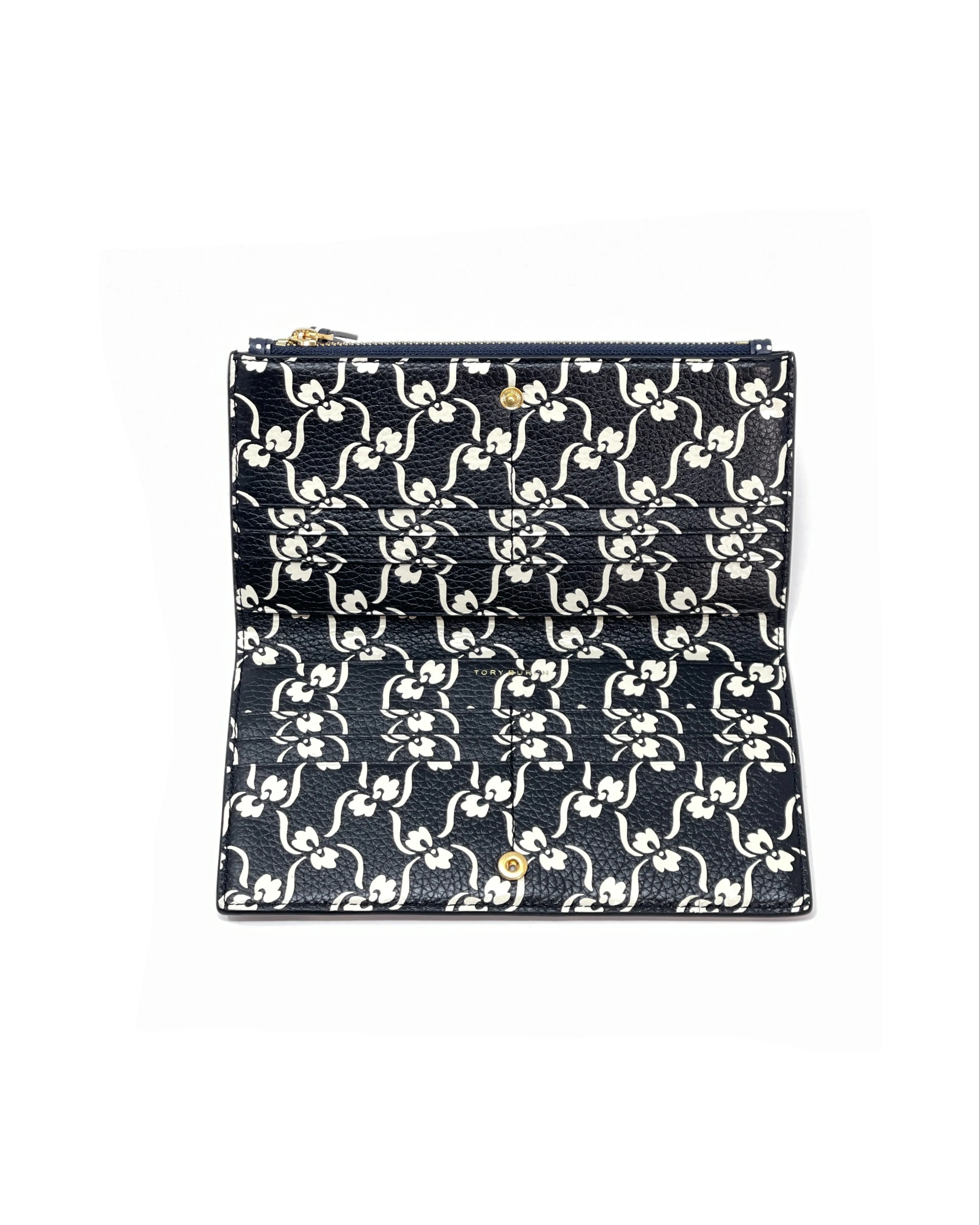 Tory Burch Navy / Red Blake Printed Slim Wallet sold by Ruumur product image thumbnail 3