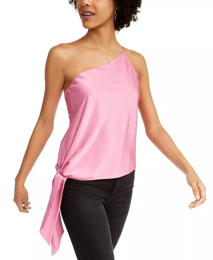 Leyden Women's One-Shoulder Top Pink Size X-Large sold by Ruumur