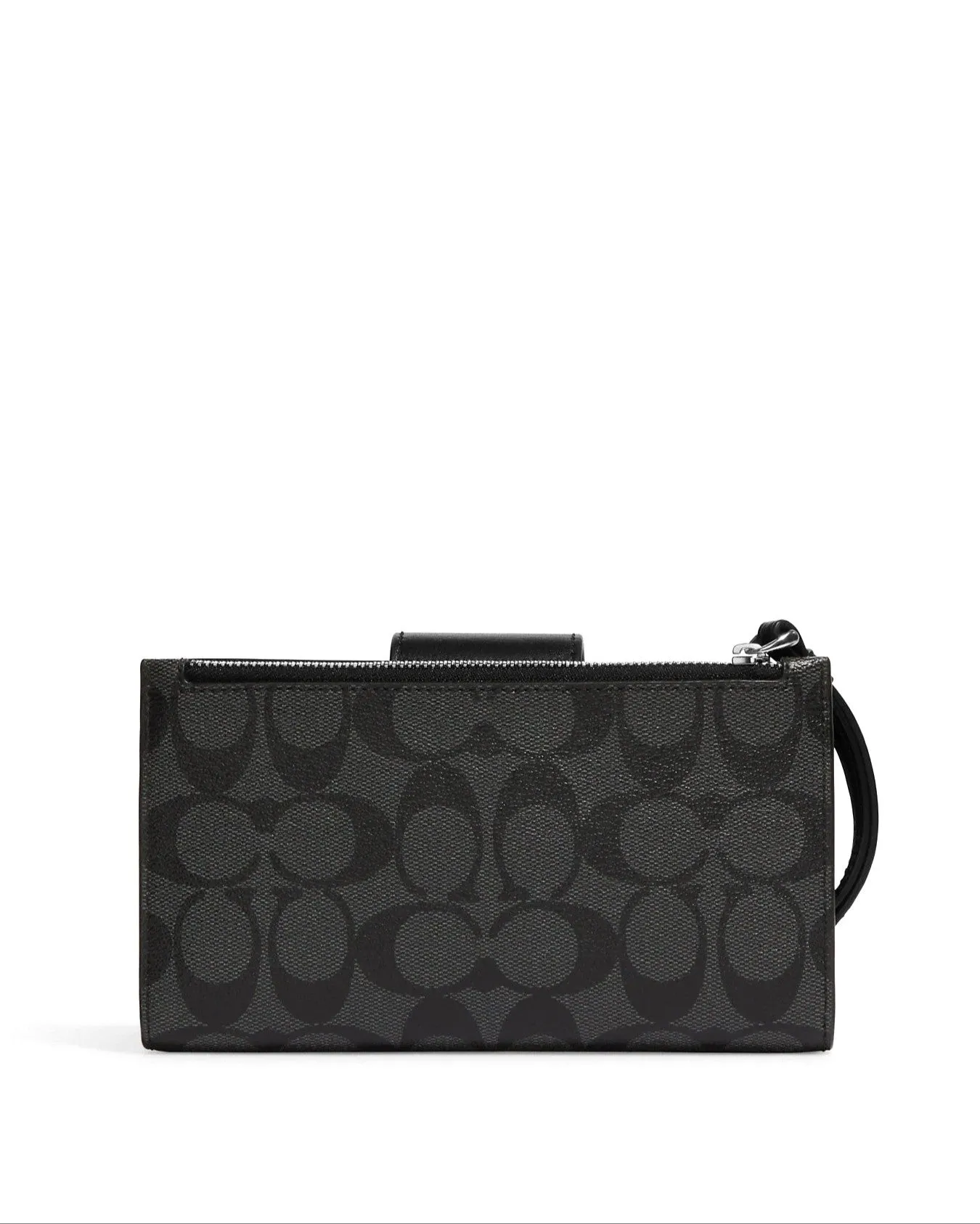 Coach Women's Graphite & Black Tech Wallet In Colorblock Signature Canvas sold by Ruumur product image thumbnail 2
