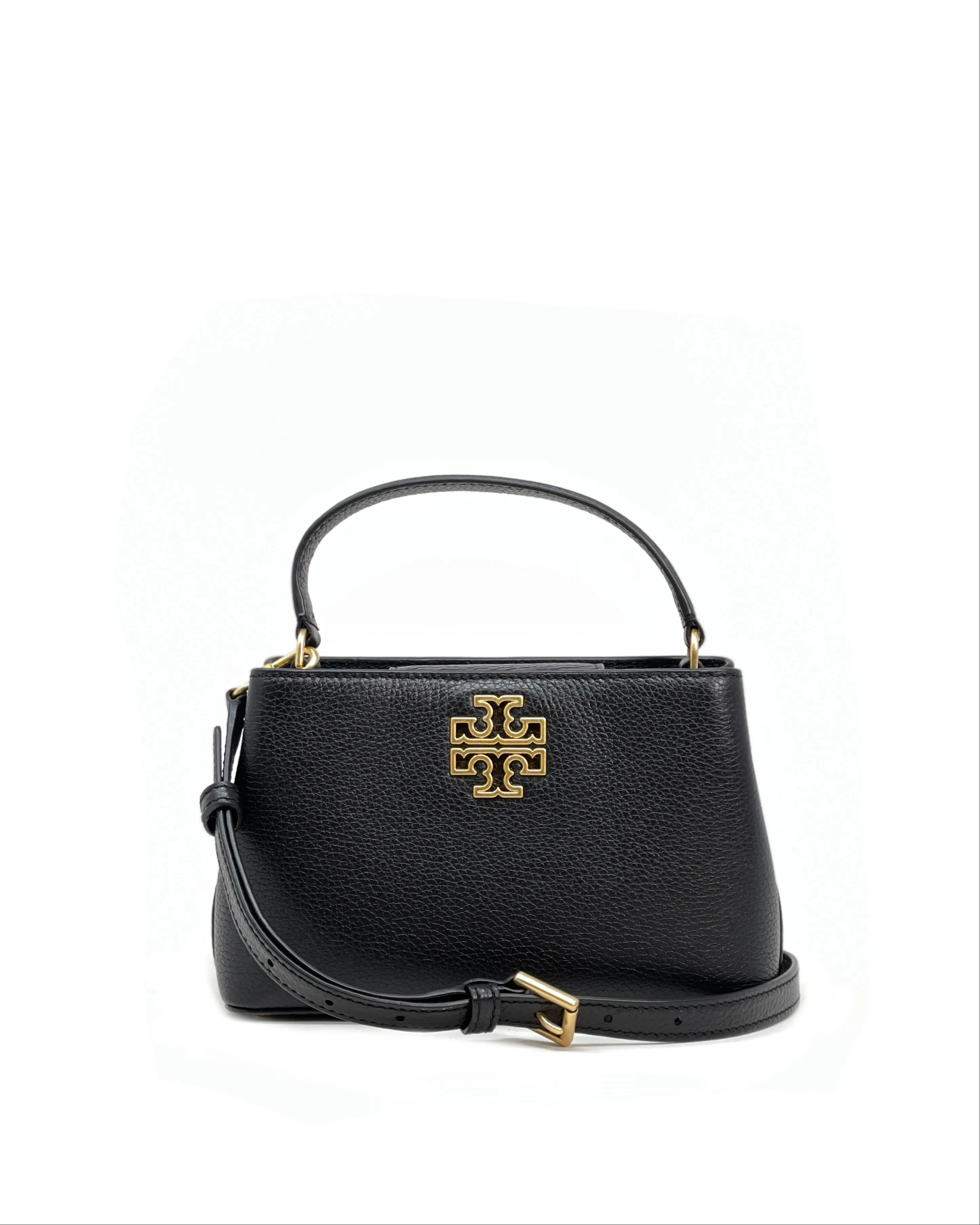 Tory Burch Black Britten Micro Satchel sold by Ruumur