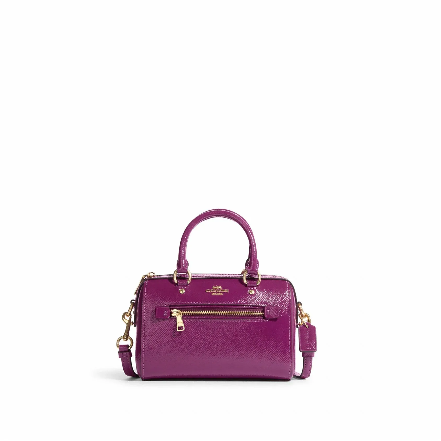 Coach Women's Dark Magenta Mini Rowan Crossbody sold by Ruumur