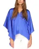 Michael Kors Women's Jacquard Handkerchief Hem Top Blue Size 34X16 sold by Ruumur