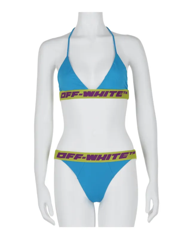 Off-White Logo Band Bikini Set sold by Ruumur