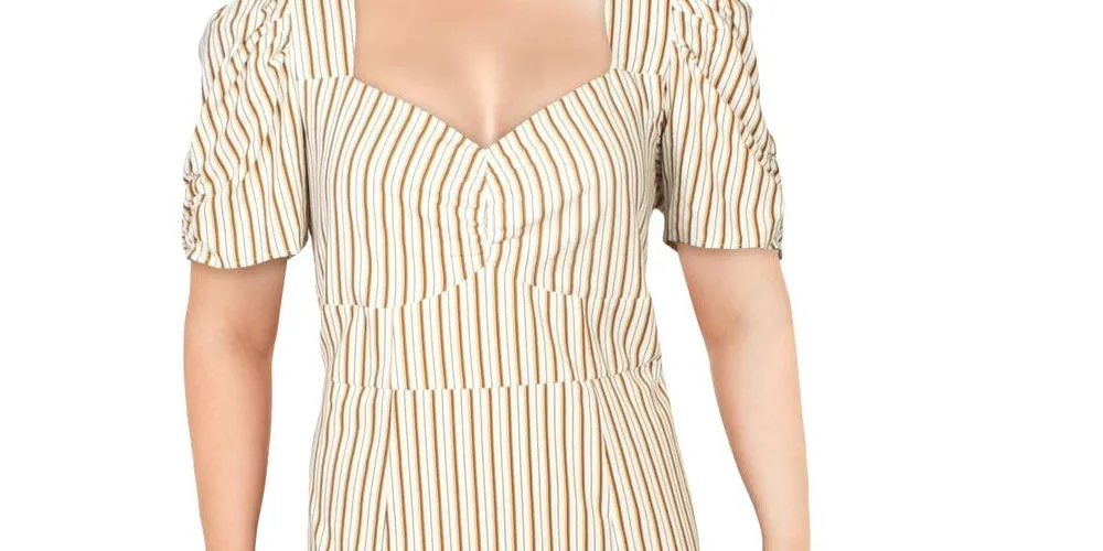 Danielle Bernstein Women's Plus Woven Striped Maxi Dress White Size 20W sold by Ruumur product image thumbnail 2