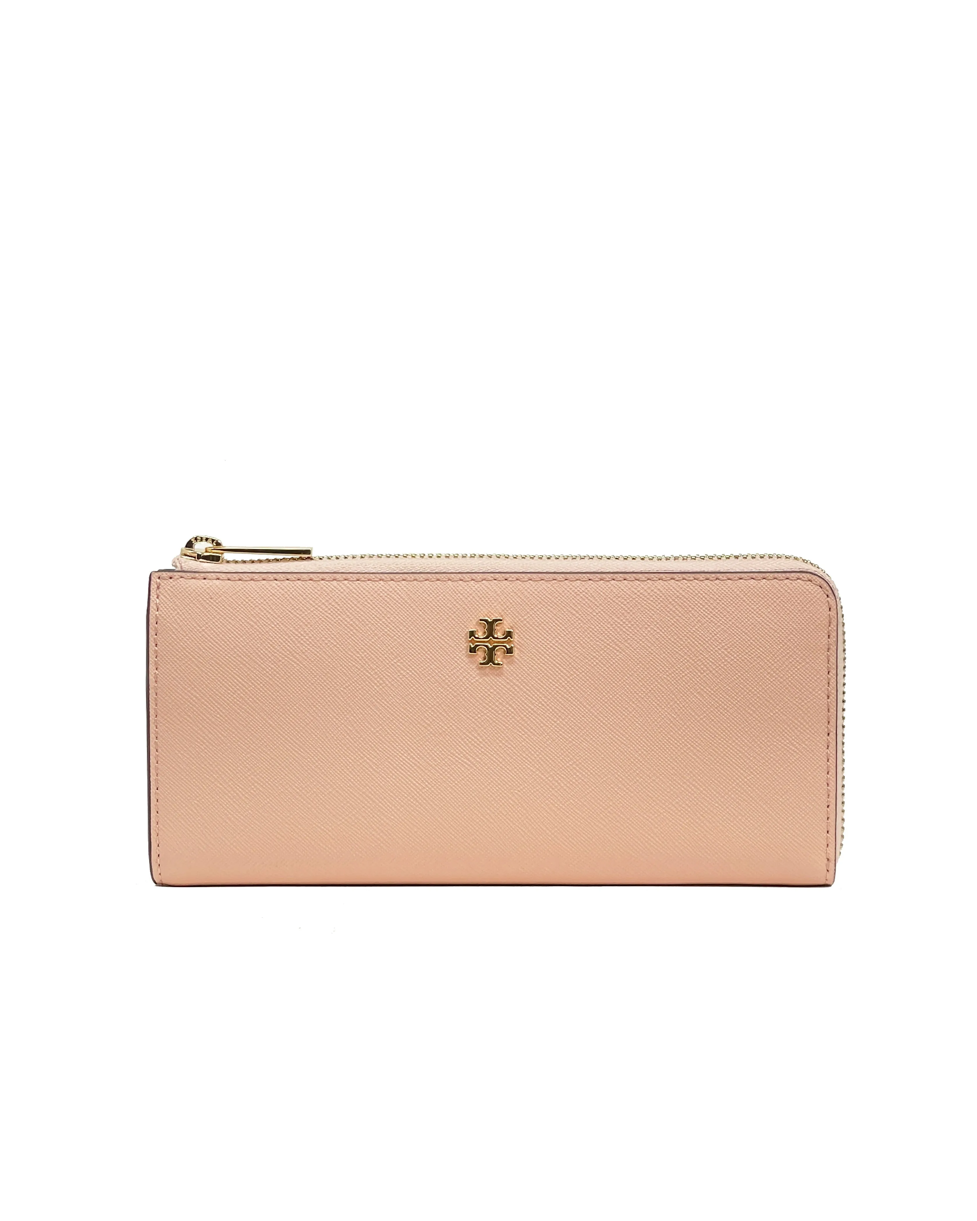 Tory Burch Pink Quartz Emerson L-Zip Continental Wallet sold by Ruumur