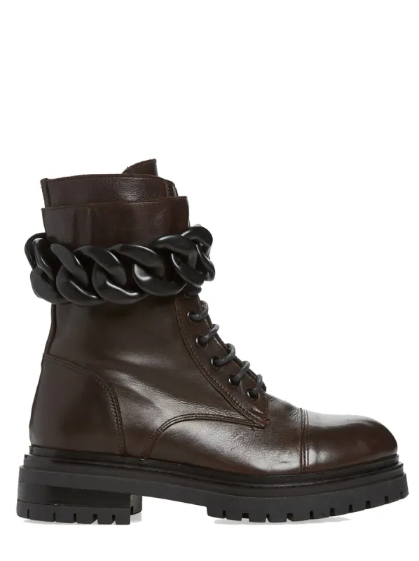 Zoey Leather Bootie sold by Ruumur