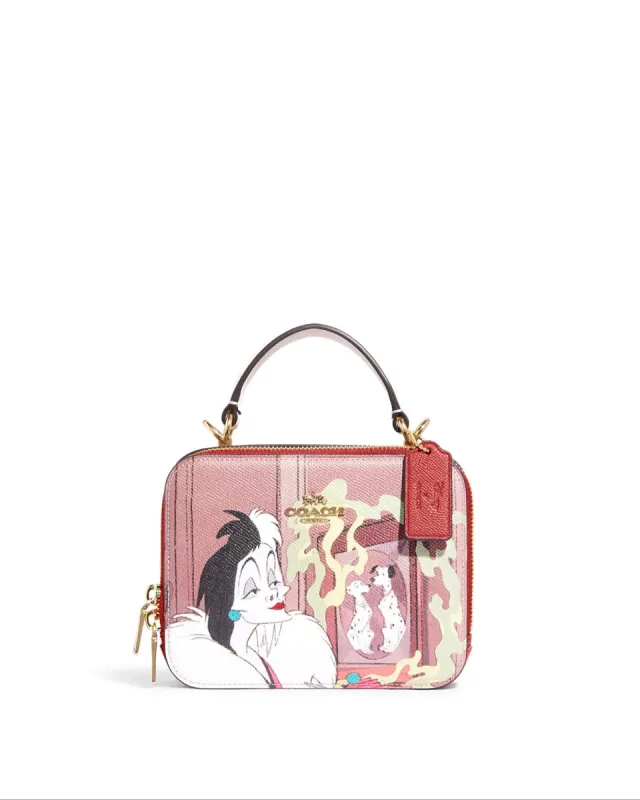 Coach Disney X Coach Box Crossbody With Cruella Motif sold by Ruumur