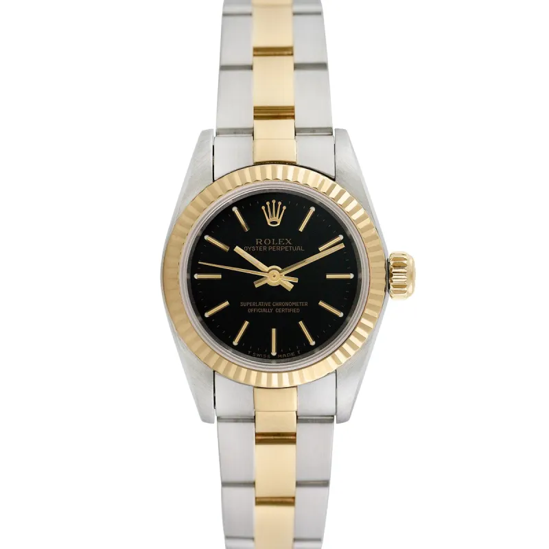 Pre-owned Rolex Ladies Two-tone Oyster Perpetual, item #26 sold by Ruumur