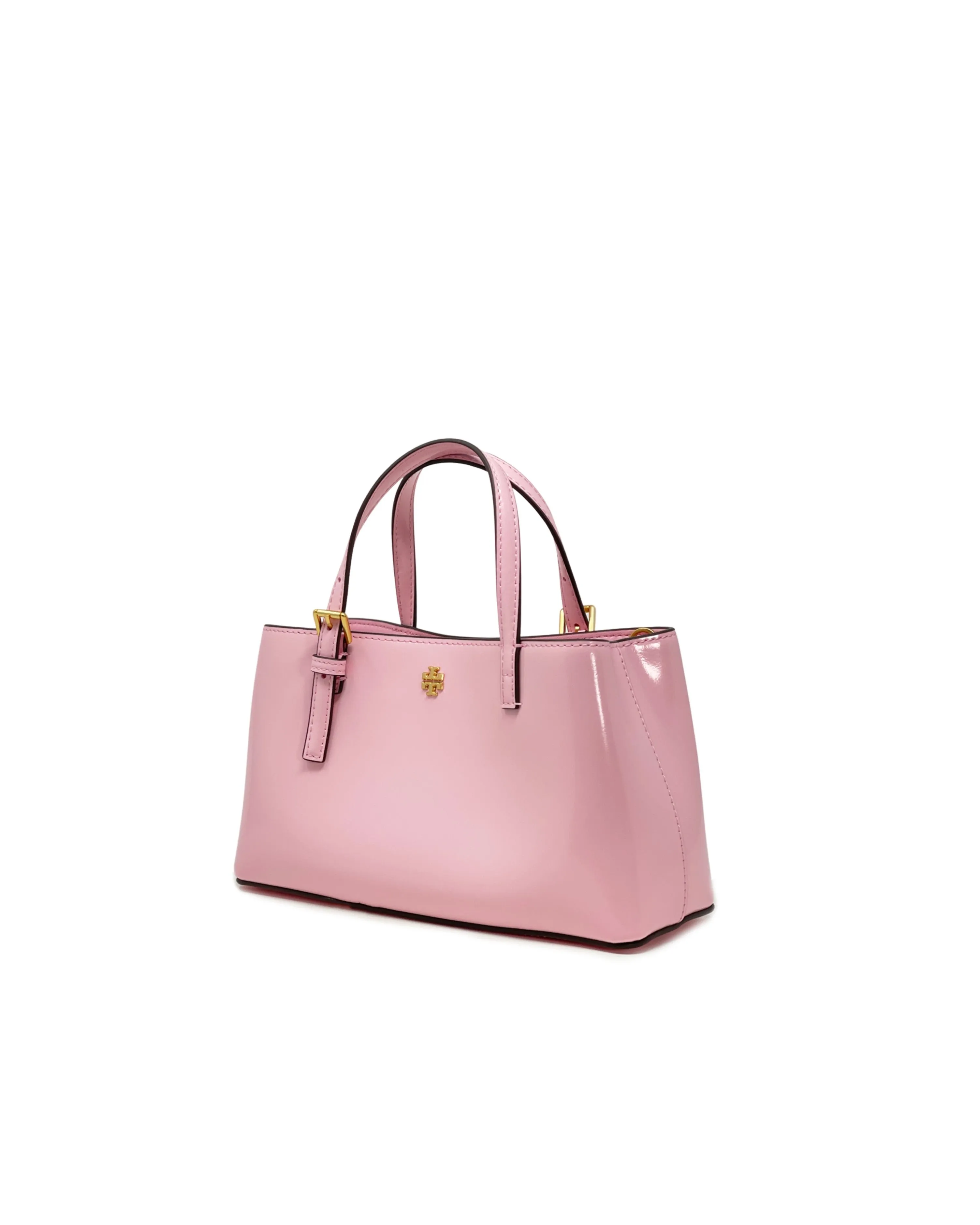 Tory Burch Pink Plie Emerson Patent Mini Tote sold by Ruumur product image thumbnail 2