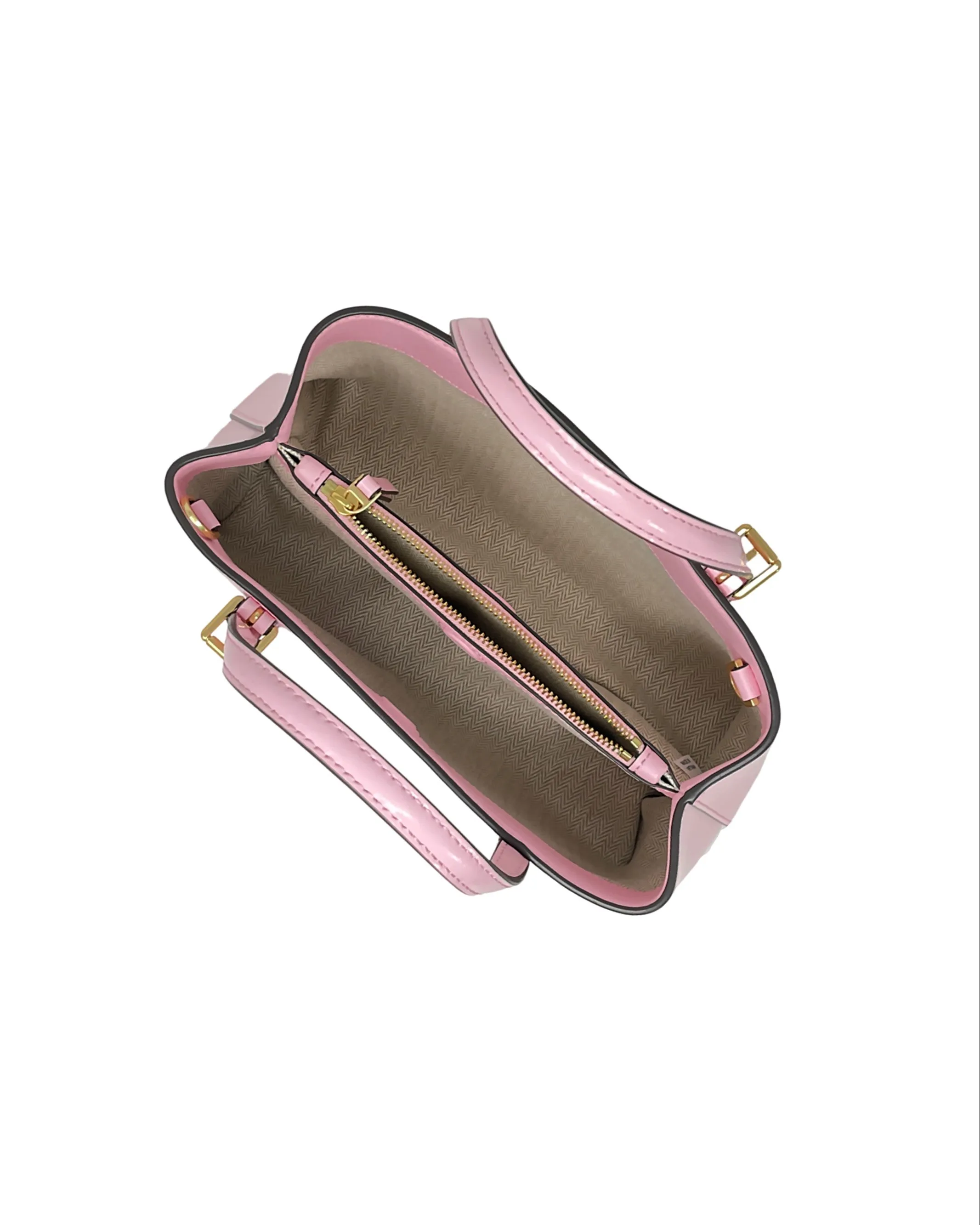Tory Burch Pink Plie Emerson Patent Mini Tote sold by Ruumur product image thumbnail 3