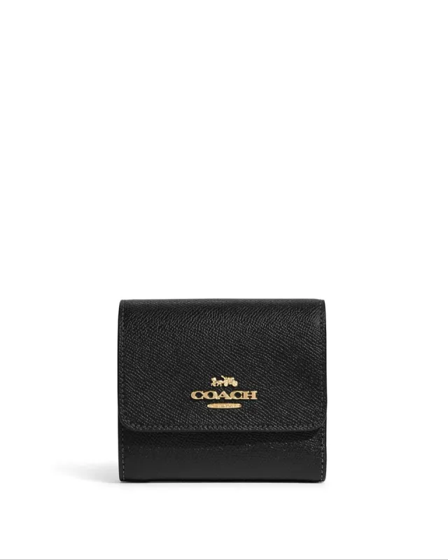 Coach Women's Black Small Trifold Wallet sold by Ruumur
