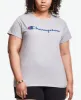 Champion Women's Classic Graphic Short Sleeve T-Shirt Gray Size 1X sold by Ruumur