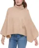 Calvin Klein Women's Bubble Sleeve Turtleneck Sweater Brown Size Small sold by Ruumur
