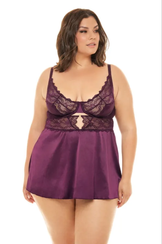 DONNA SATIN CHEMISE sold by Ruumur