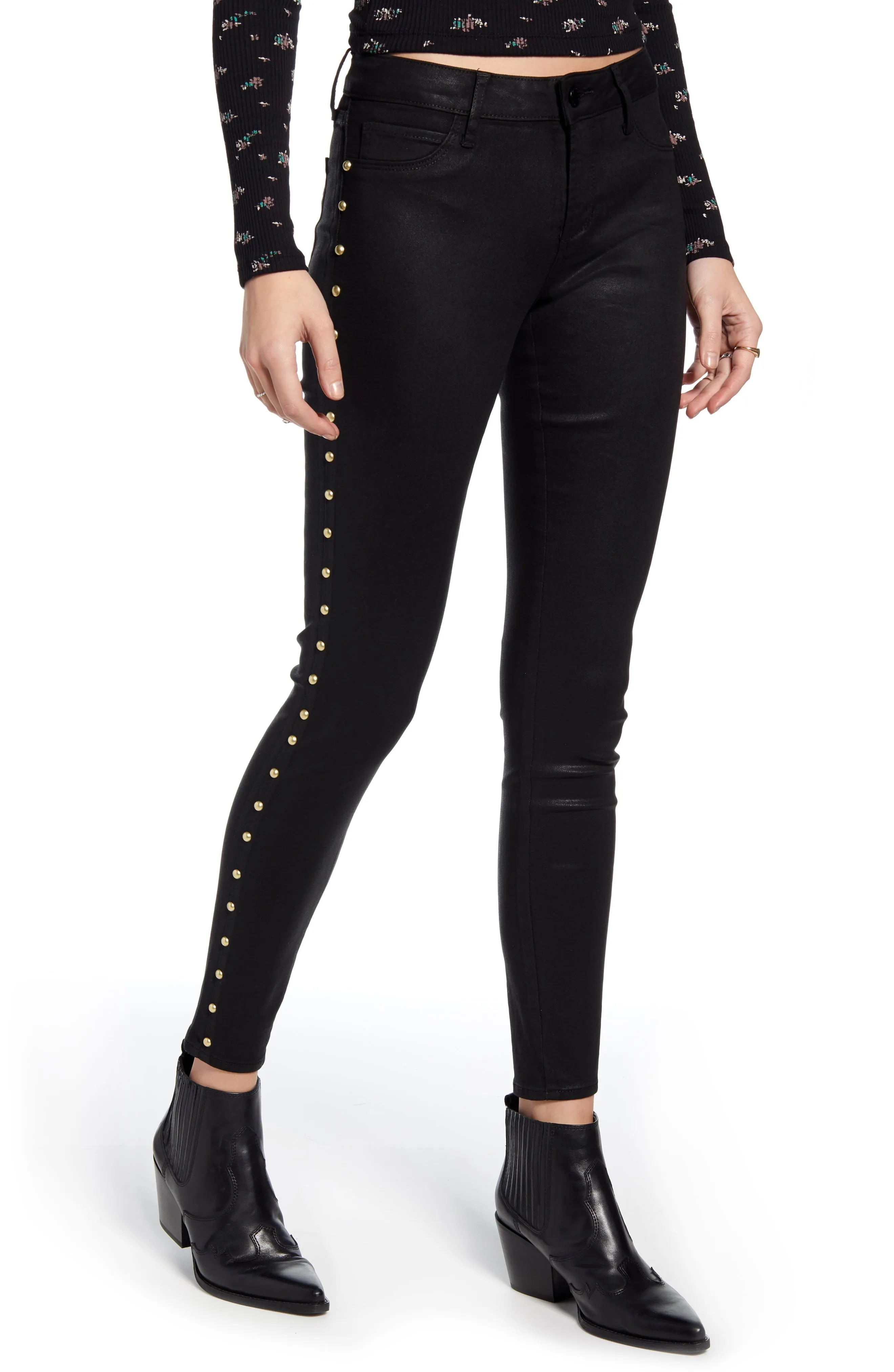 Articles Of Society Women's Ankle Skinny Pant Black Size 31 sold by Ruumur product image thumbnail 3