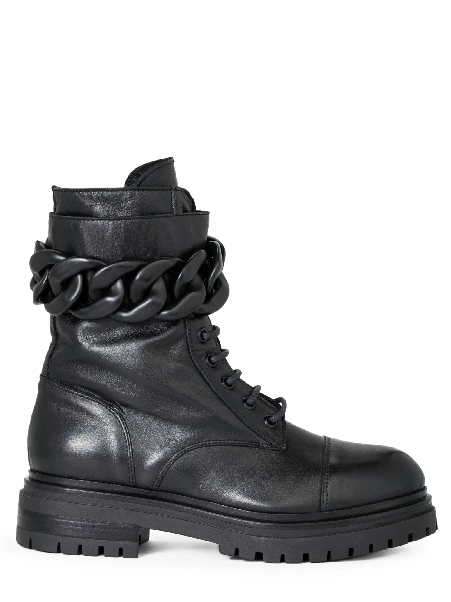 Zoey Leather Bootie sold by Ruumur