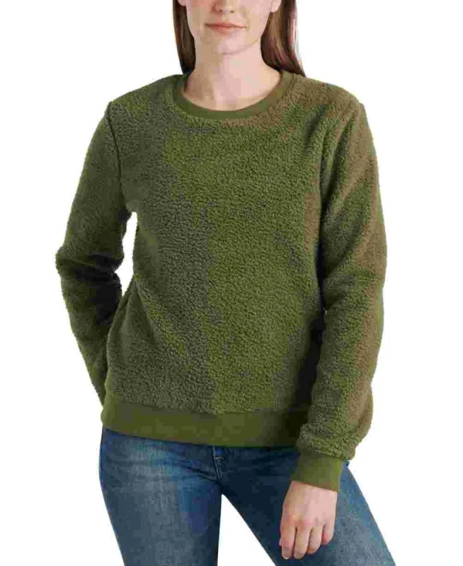 Lucky Brand Women's Long Sleeve Crew Neck Sweater Green Size X-Small sold by Ruumur
