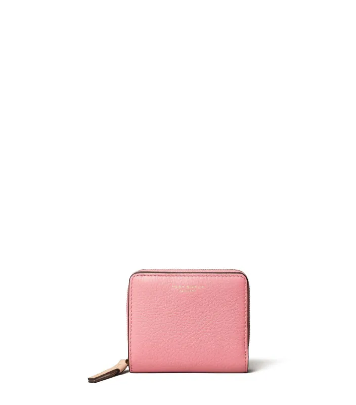 Tory Burch Goan Sand / Electric Yellow / Pink City Perry Color - Block Bi-Fold Wallet sold by Ruumur