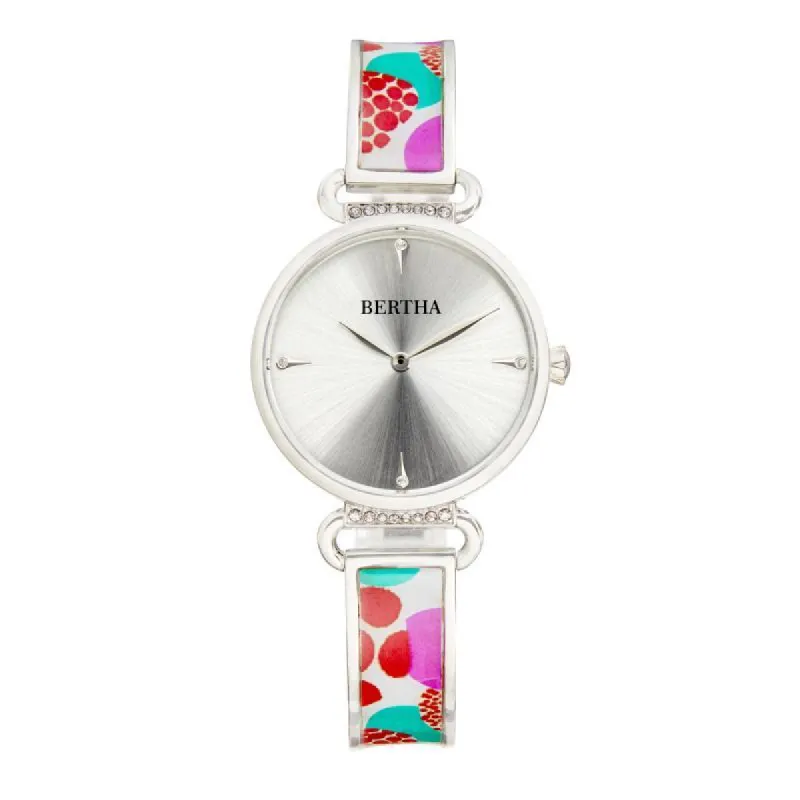 Bertha Katherine Enamel-Designed Bracelet Watch sold by Ruumur